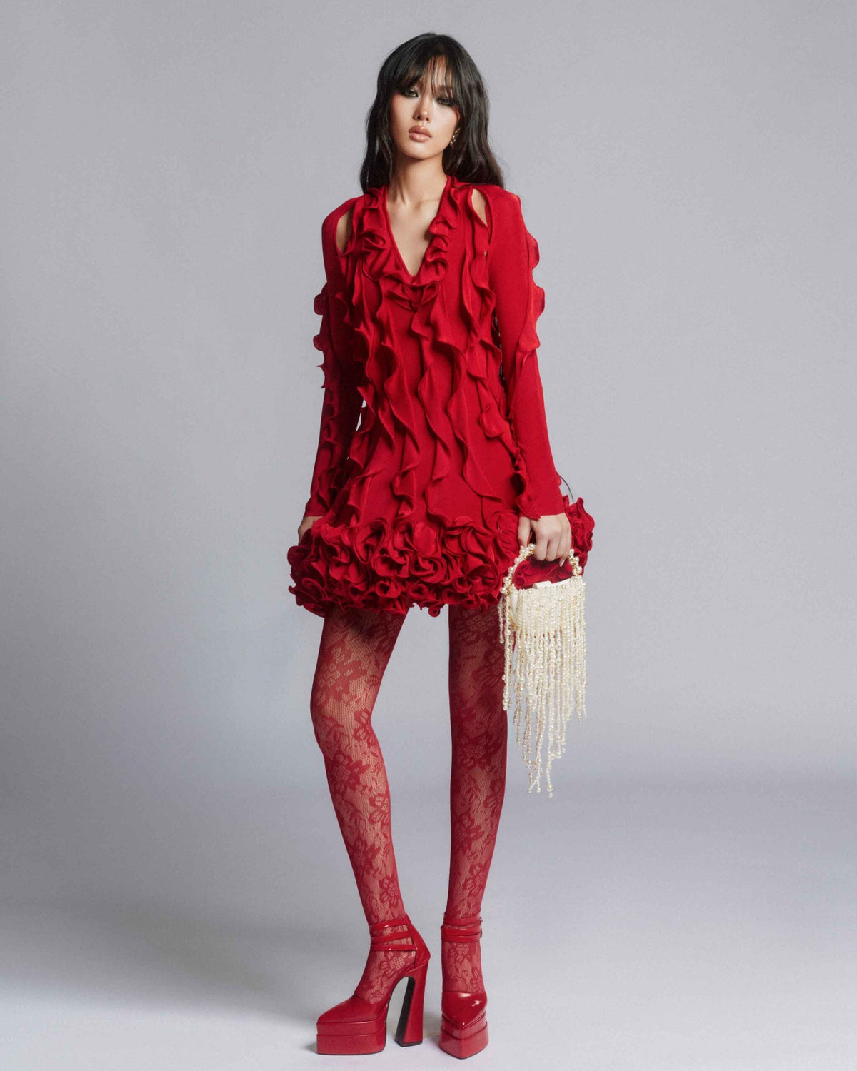 MUST HAVE Vase-shaped floral mini dress — Must Have