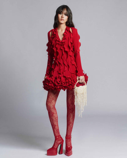 MUST HAVE Vase-shaped floral mini dress — Must Have