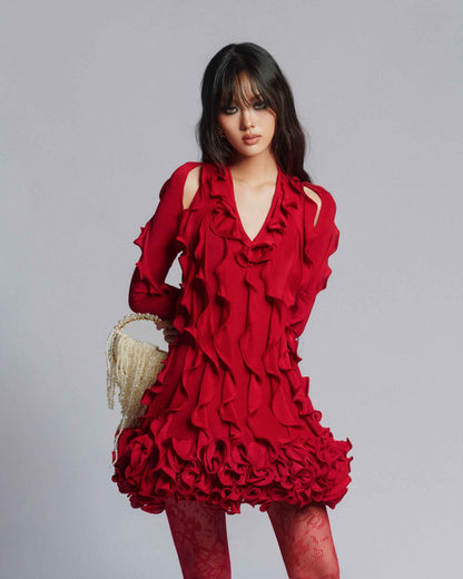 MUST HAVE Vase-shaped floral mini dress — Must Have