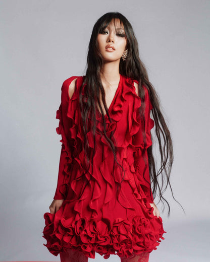 MUST HAVE Vase-shaped floral mini dress — Must Have