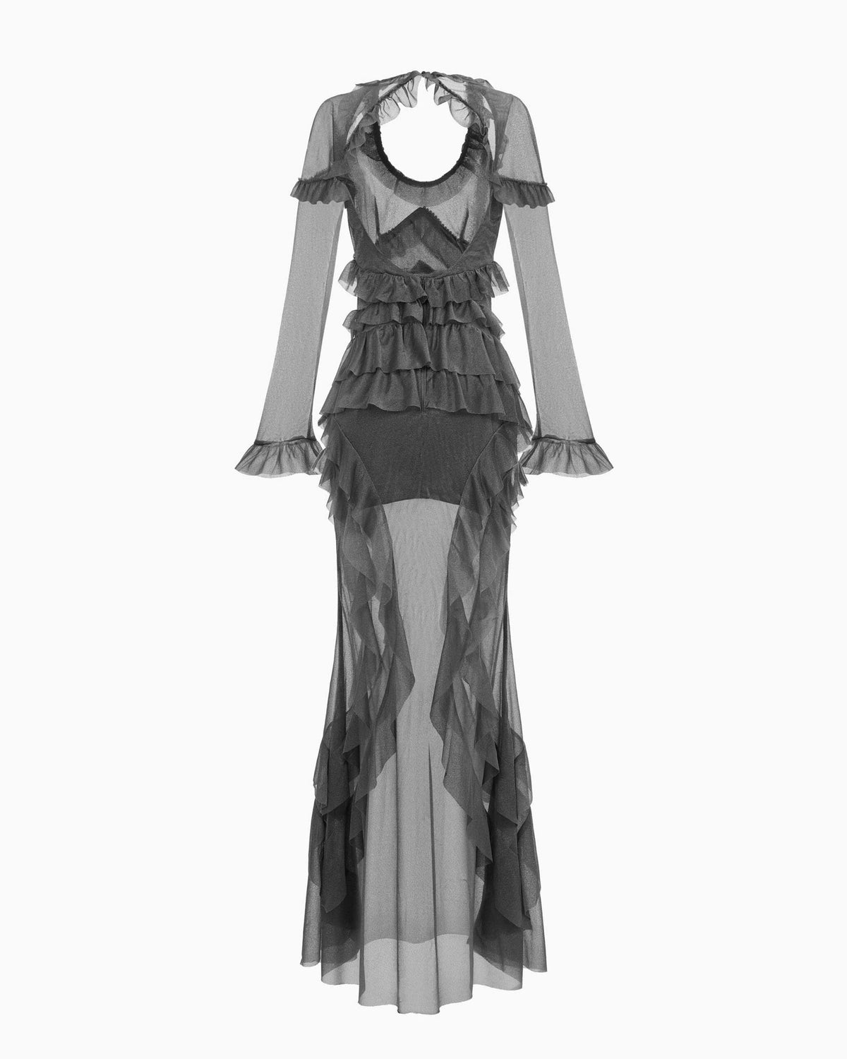 MUST HAVE Layered maxi dress with pearl trims — Must Have