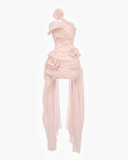 MUST HAVE Glitter fringe mullet dress with pearl — Must Have