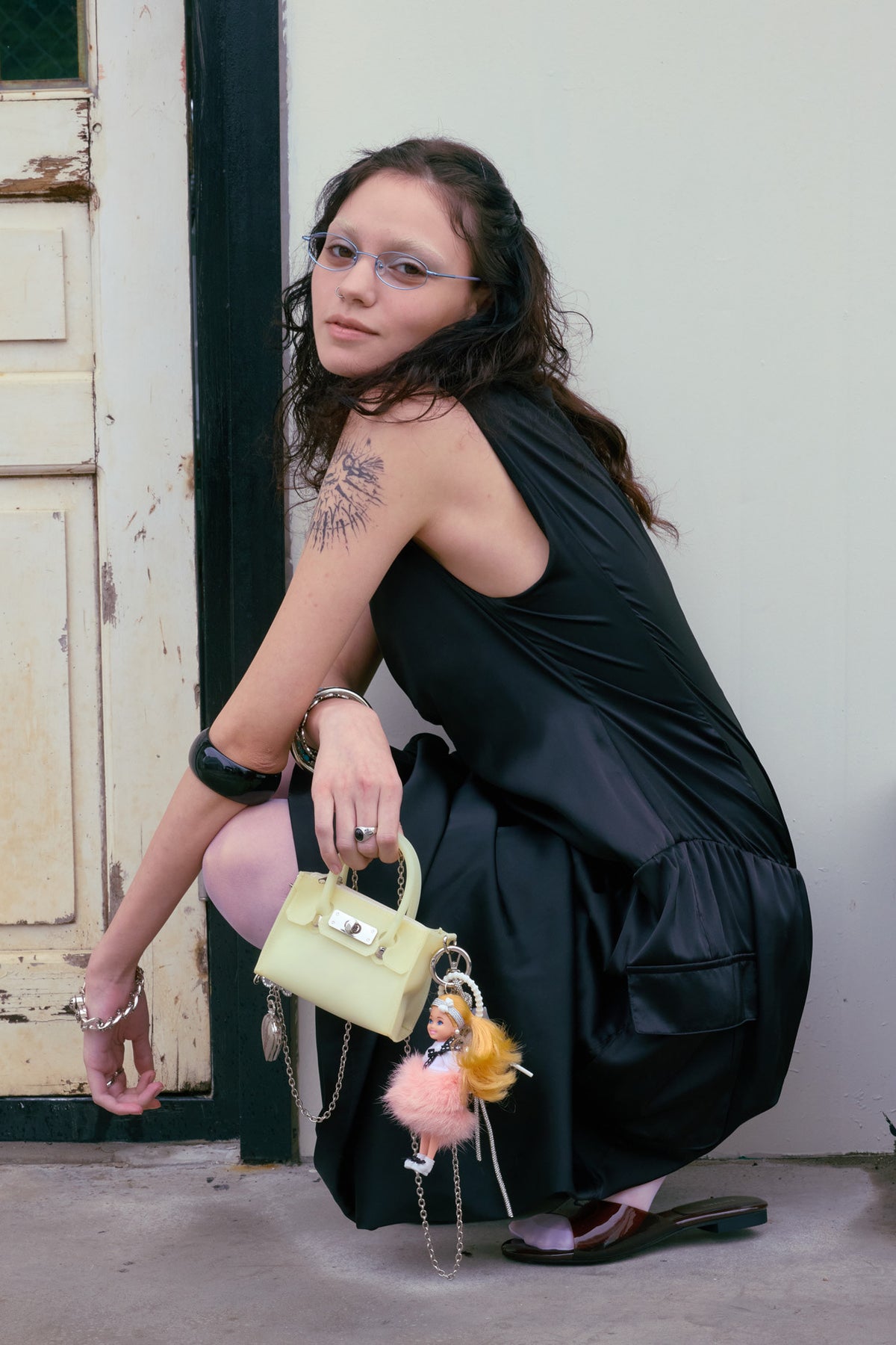 JELLY CHAIN MINI BAG IN BUTTER — image 5