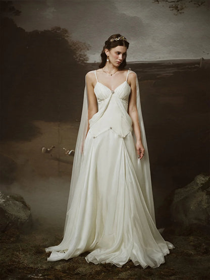 [品牌授权] LINH PHUNG White Thalia Maxi Dress