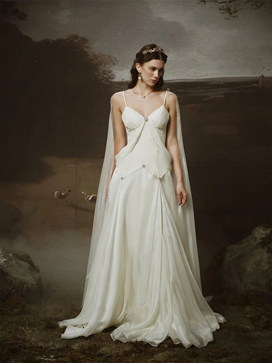 [品牌授权] LINH PHUNG White Thalia Maxi Dress