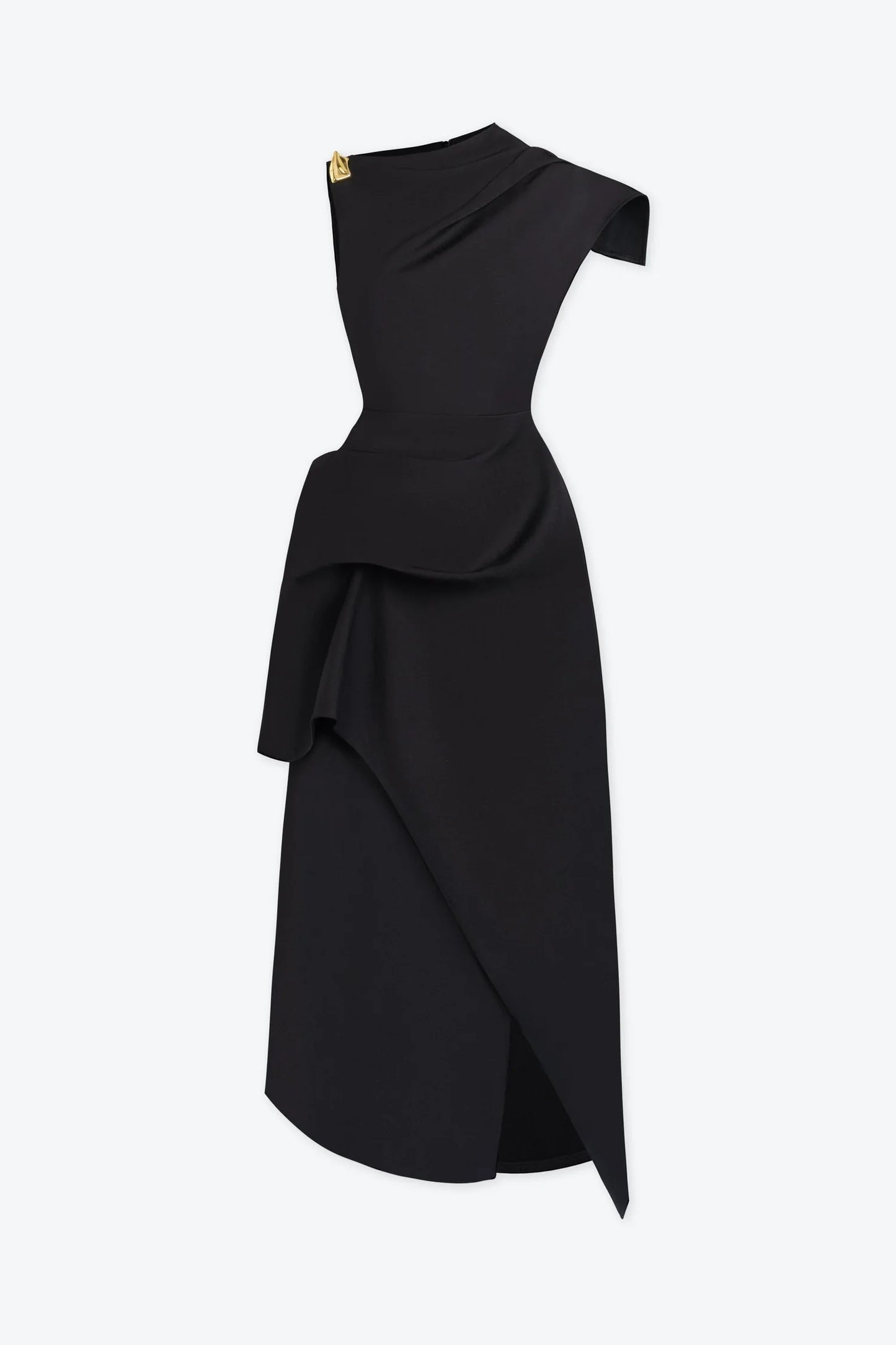 BYDENIO Calla Asymmetric Midi Dress