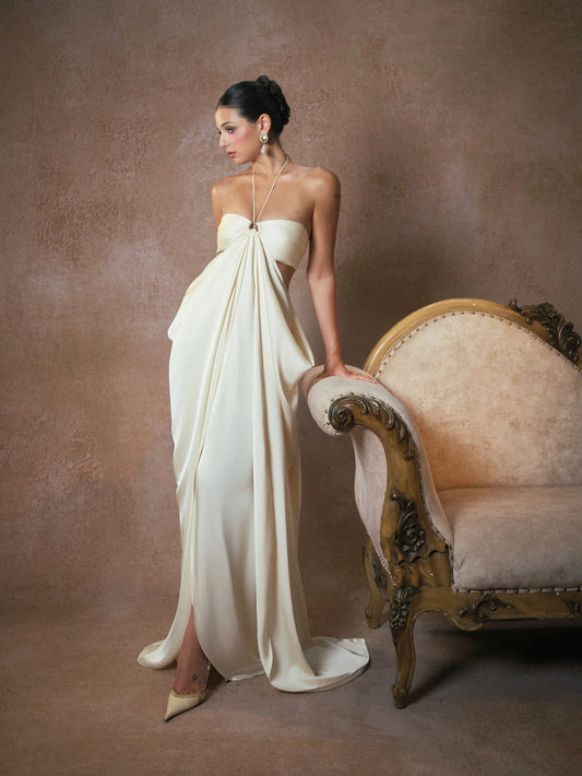 KISSERINE ISABELLA SILK DRESS