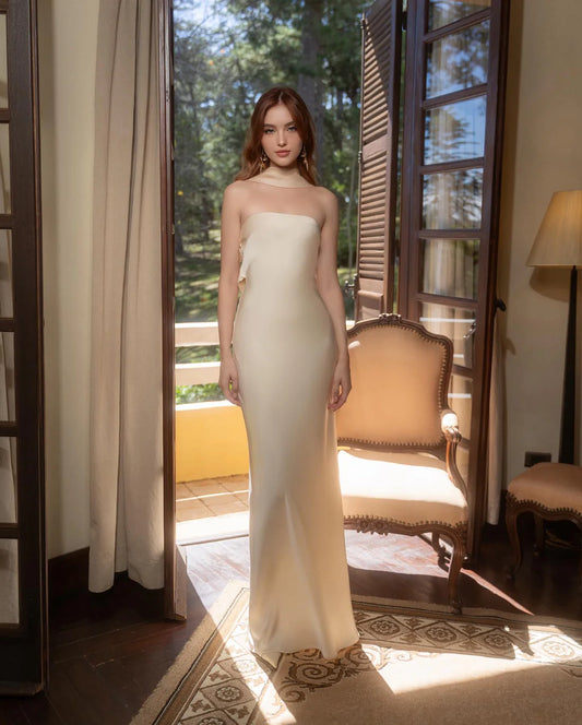 [品牌授权] Kisserine [Best Seller] DELLA SILK DRESS
