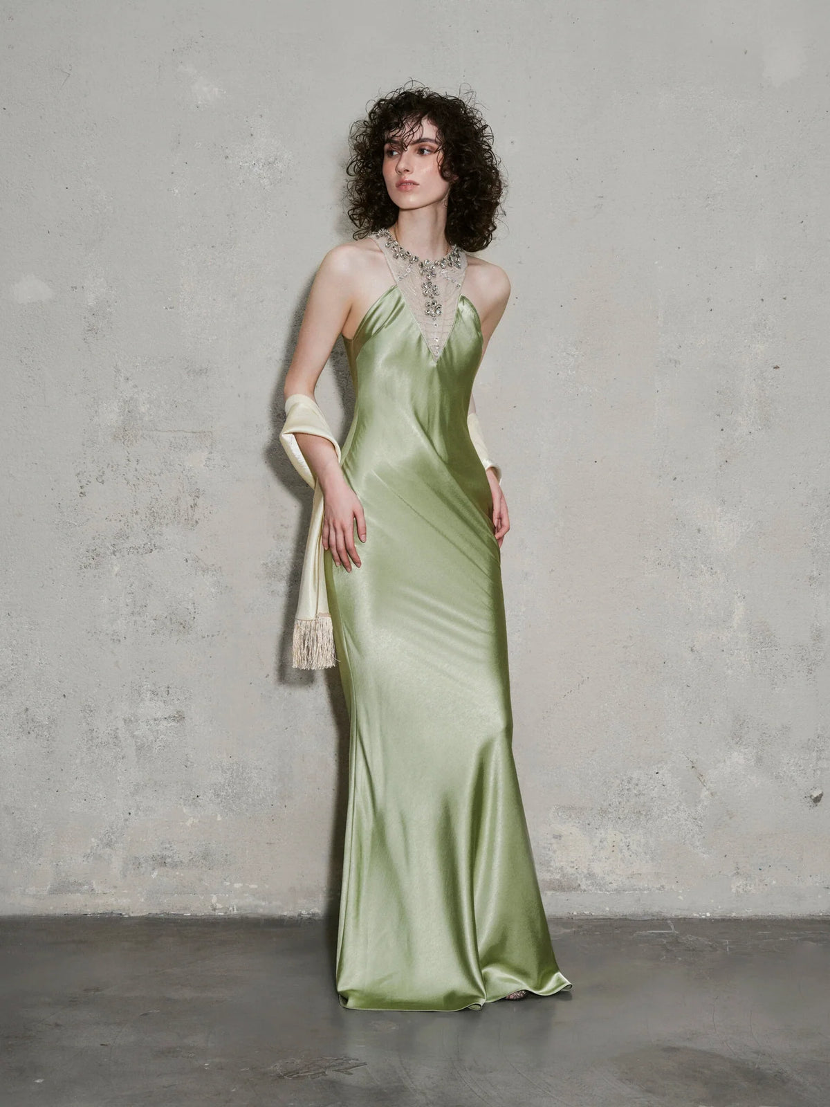 OIA Cinnabar Dress – Sage Green