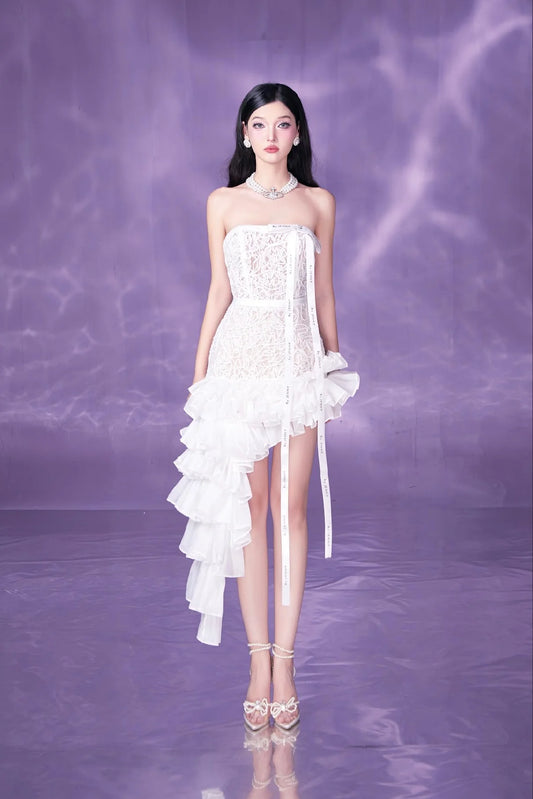 [品牌授权]By Jenny White Joy Mini Dress