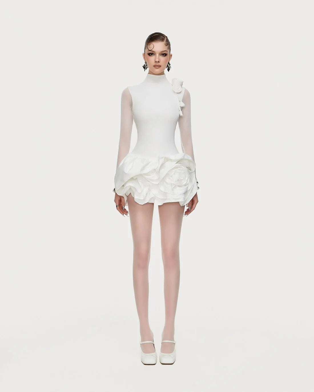Moulinrose White Rose Dress