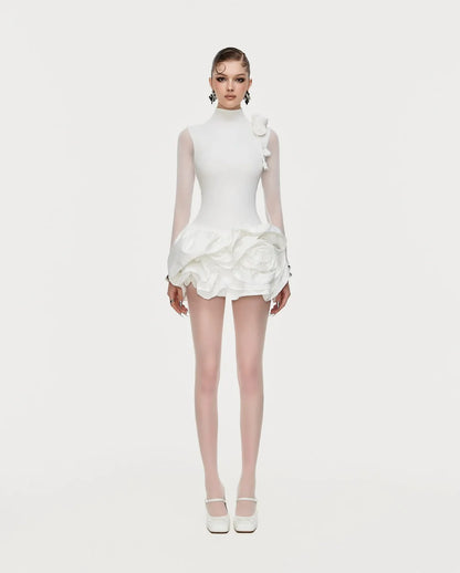 Moulinrose White Rose Dress