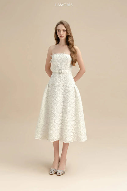 LAMORIS Lace Butterfly Dress