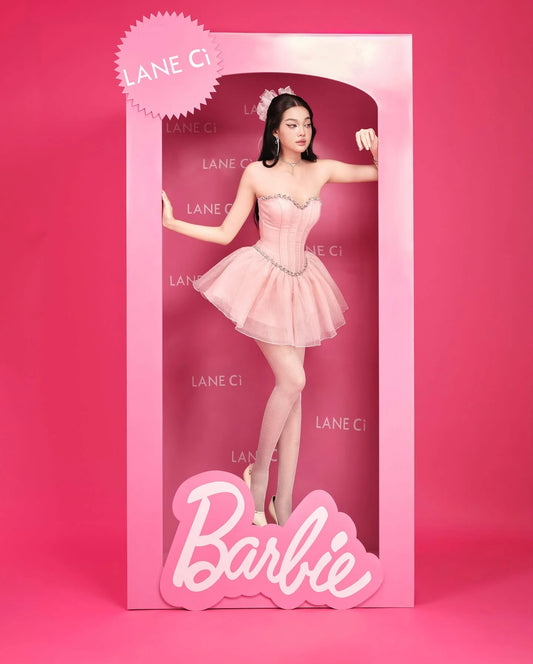 [品牌授权] LANE Cì Aurora Dress - Pink