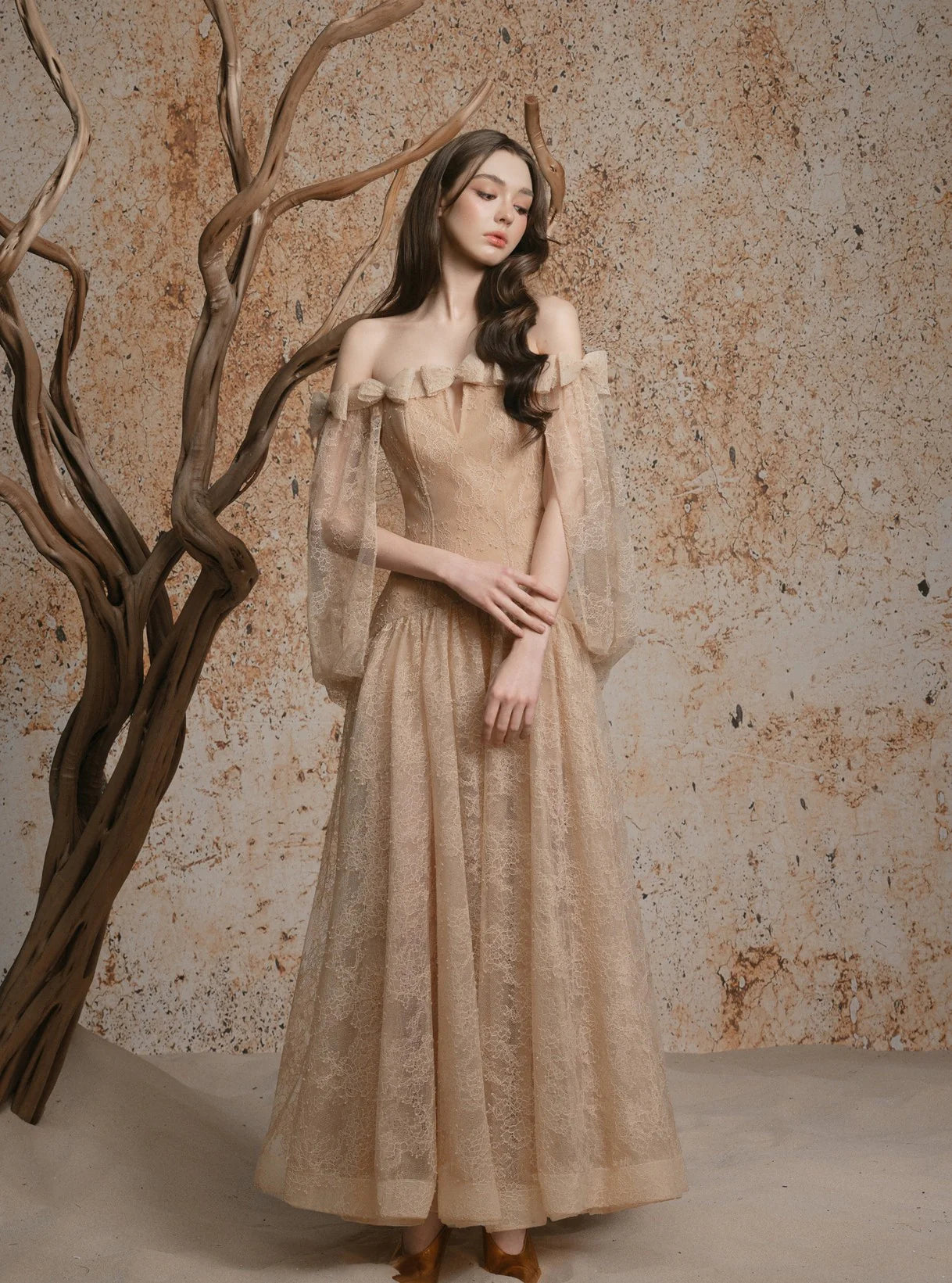 Delicate Mila Dress - NUDE
