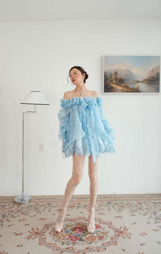 Chan.closet Nadia Dress-Blue