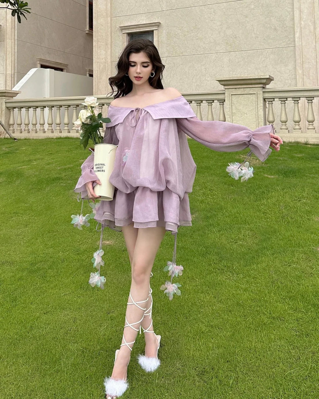 [品牌授权] ONONMADE [Best Seller] Lace Mini Dress