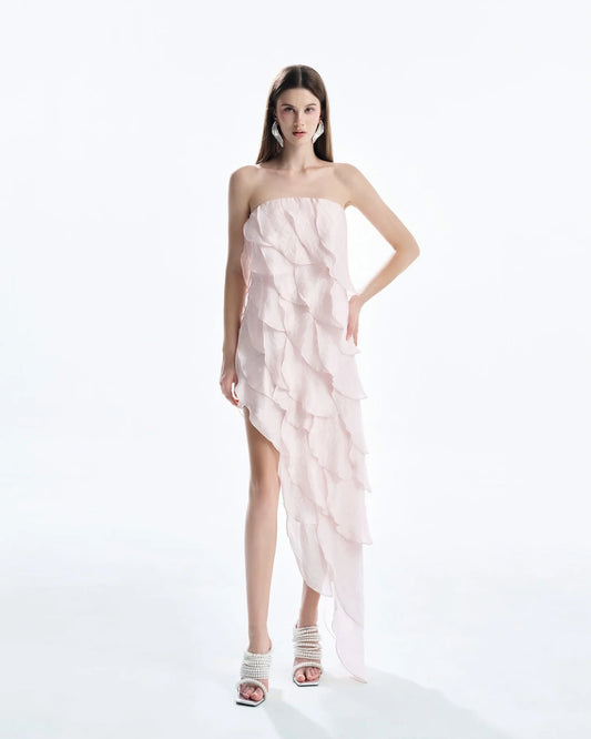 [品牌授权]MUST HAVE Asymmetrical Long Dress