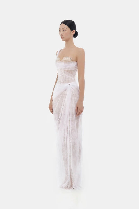 [品牌授权]MONTSAND White Mara Maxi Dress