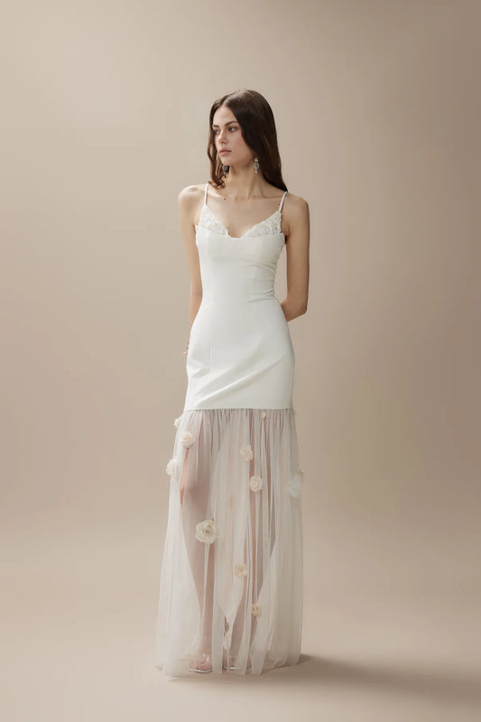 FA SOGNO White Maxi Dress