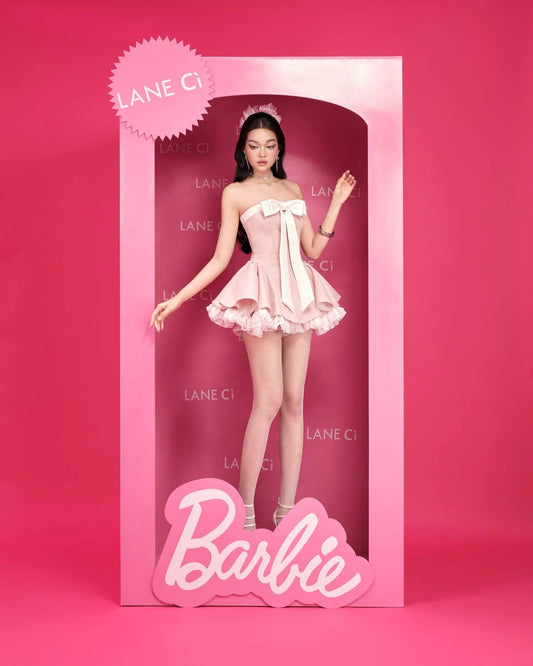 [品牌授权] LANE Cì Bunny Dress pink