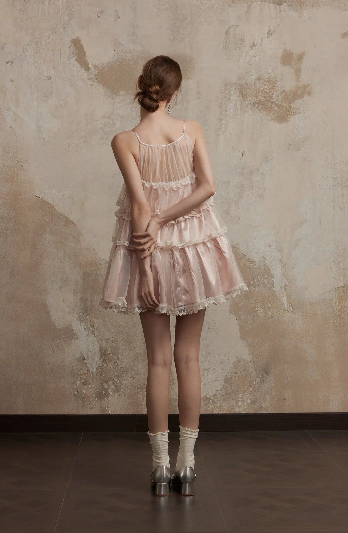 FA SOGNO WHITE PINK MINI DRESS - PINK