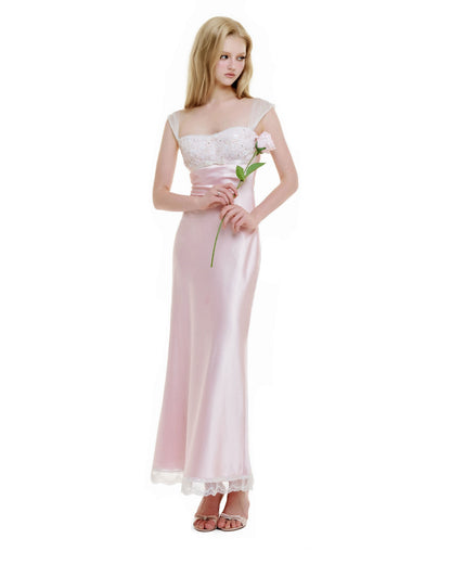 Ouah Miss Ouah Geleste Romance Gown-Pink
