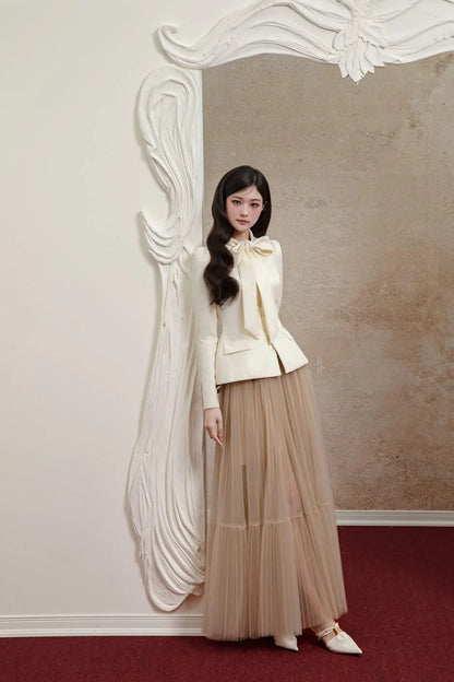 Delicate JENNER TOP & JOIE SKIRT （SET）