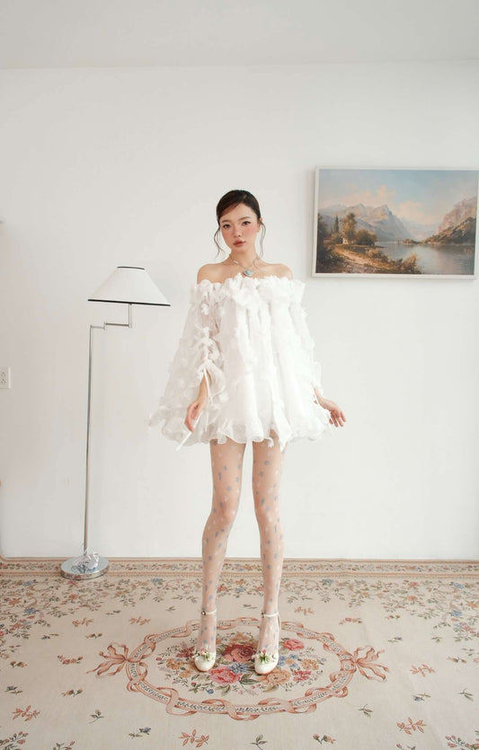 Chan.closet Nadia Dress-White