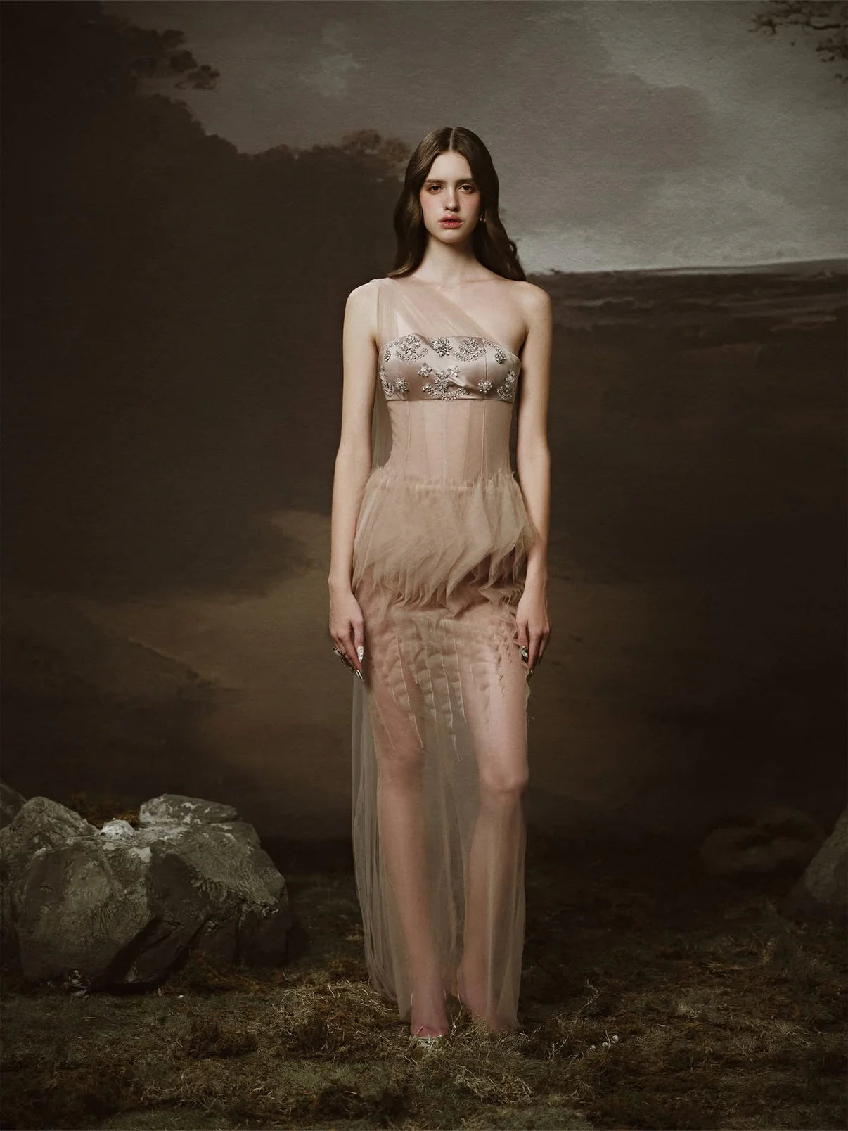 [品牌授权] LINH PHUNG Brown Junia Maxi Dress