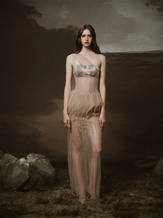 [品牌授权] LINH PHUNG Brown Junia Maxi Dress