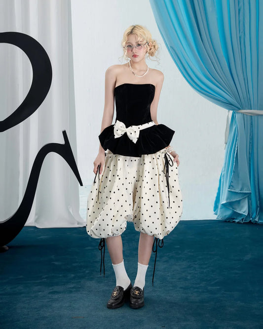 SWAN Closet Polka dot set