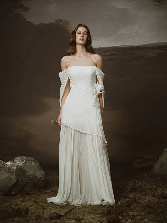 [品牌授权] LINH PHUNG White Elysia Maxi Dress