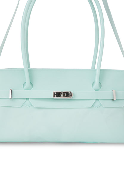 FREE CARD WALLET INCLUDED — JELLY TWO-WAY BAG IN ICE BLUE — image 7