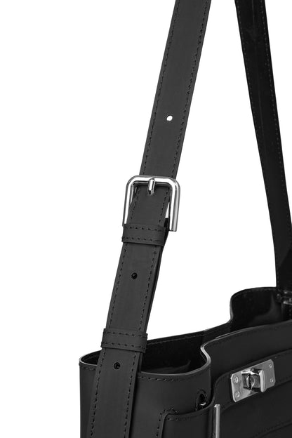 JELLY TWO-WAY MIDDLE BAG IN BLACK — image 7