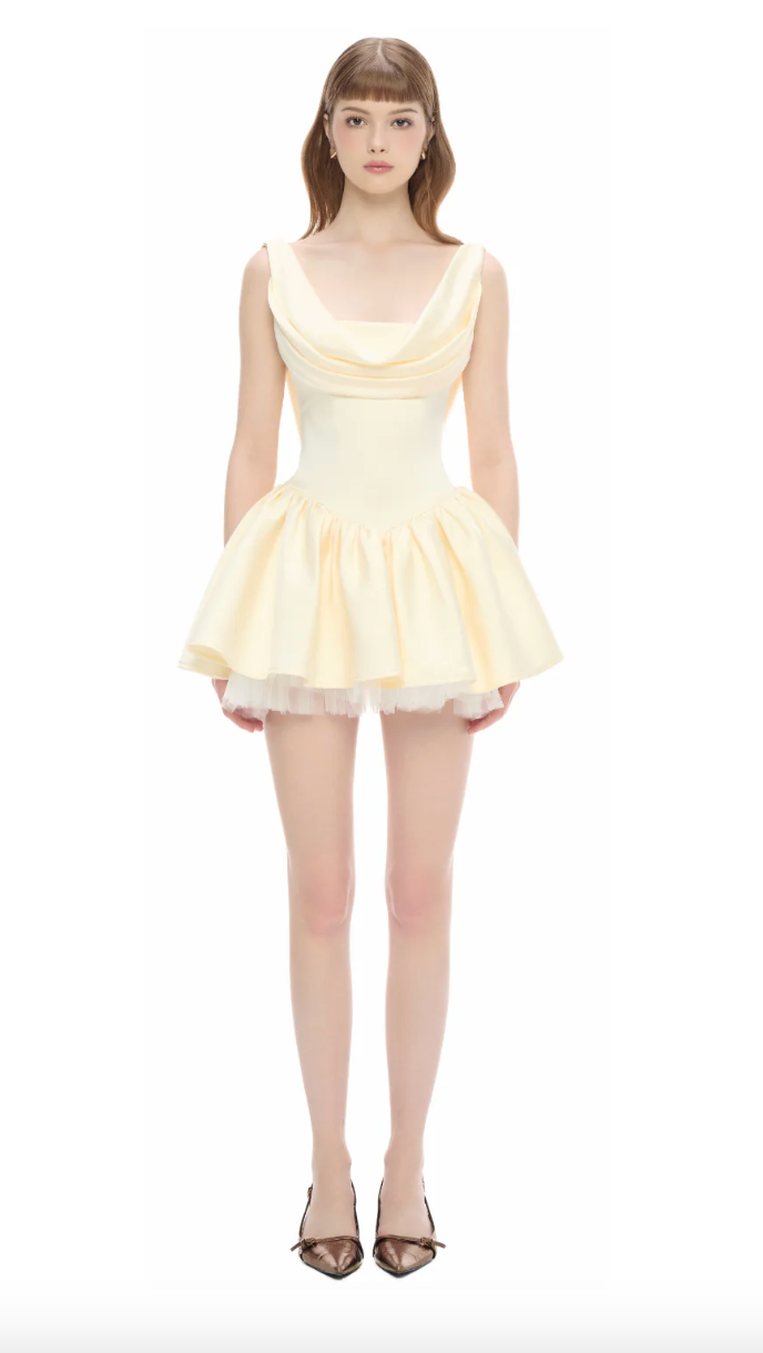 [品牌授权] Jubin Cherie Dress (ivory)