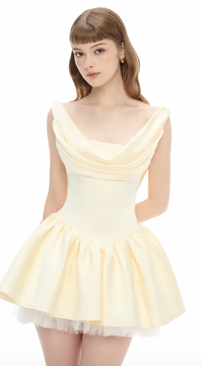 [品牌授权] Jubin Cherie Dress (ivory)