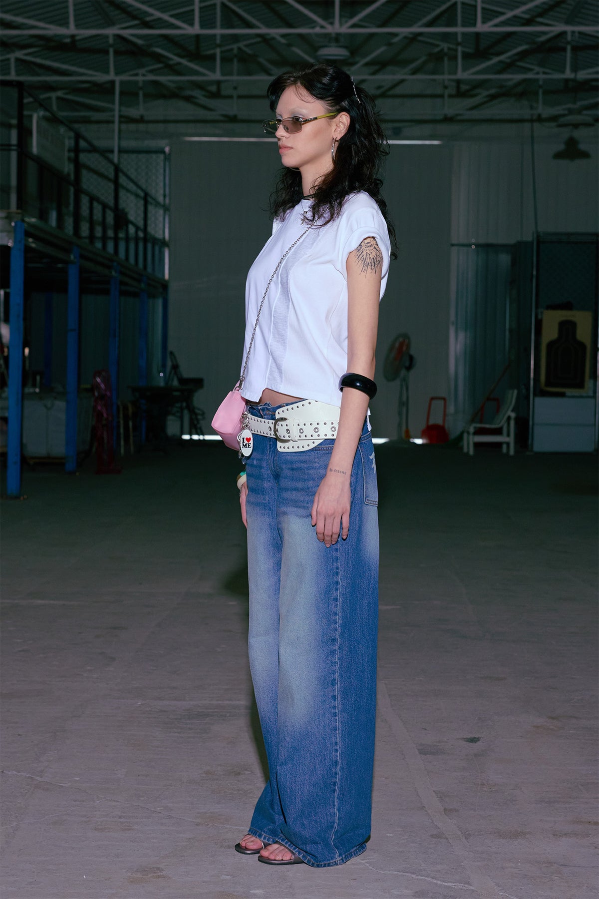 JELLY CHAIN MINI BAG IN PINK — image 3