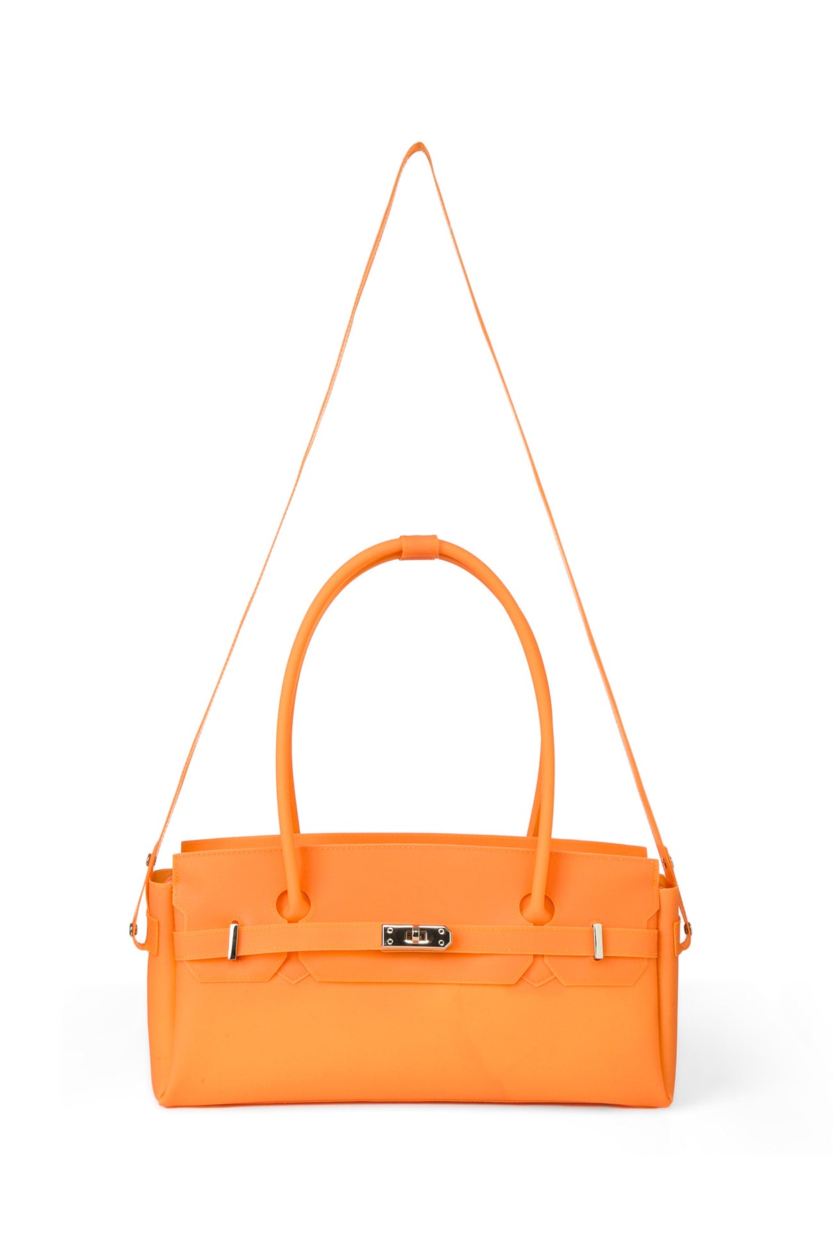 FREE CARD WALLET INCLUDED — JELLY TWO-WAY BAG IN ORANGE — image 5