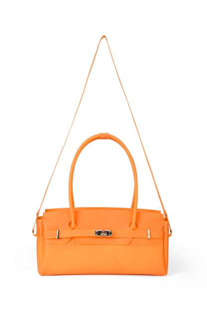 FREE CARD WALLET INCLUDED — JELLY TWO-WAY BAG IN ORANGE — image 5
