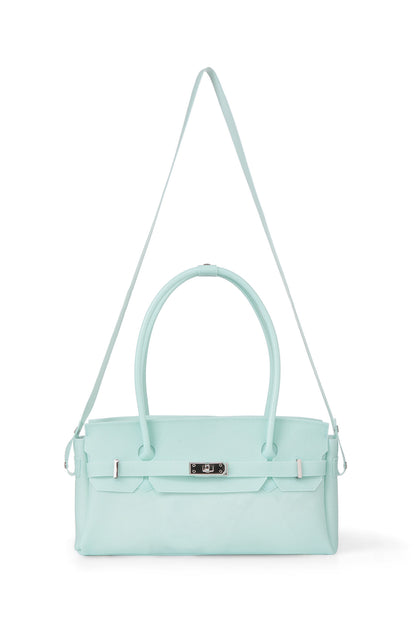 FREE CARD WALLET INCLUDED — JELLY TWO-WAY BAG IN ICE BLUE — image 5