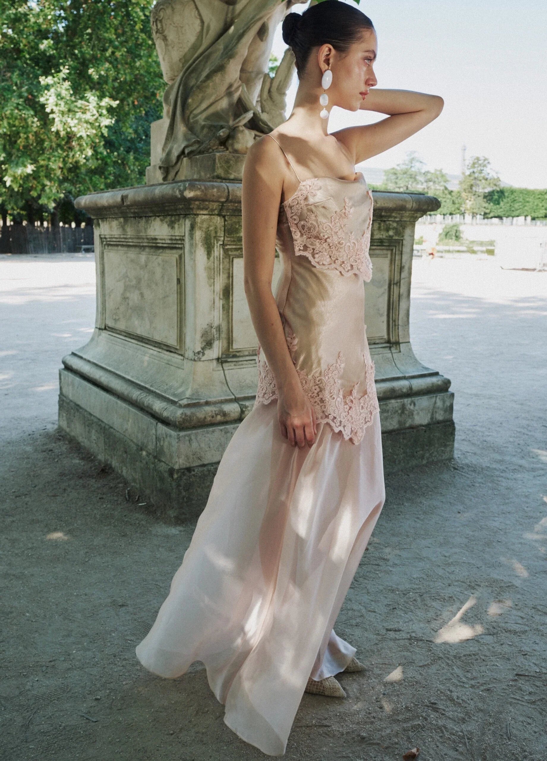 OIA Sia Set Dress – Nude