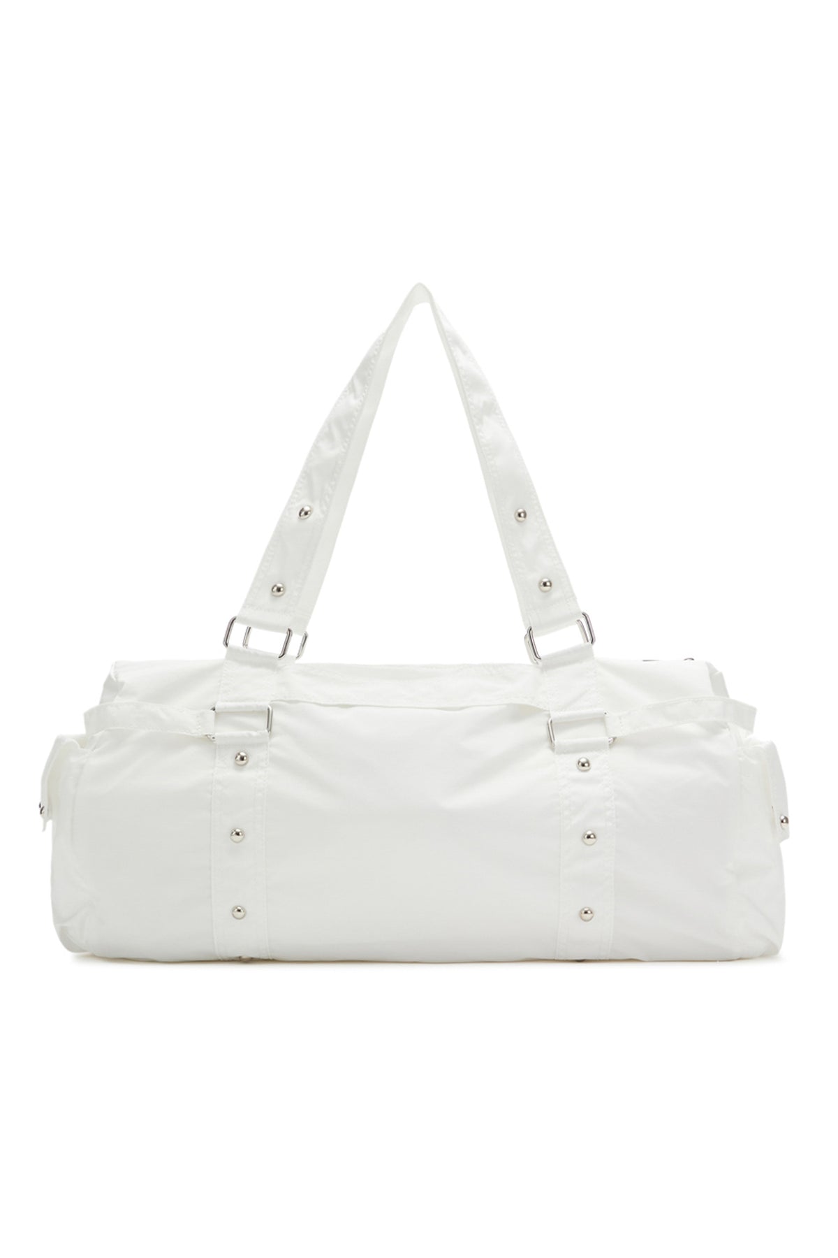 LOGO DUFFLE BAG IN WHITE — image 11