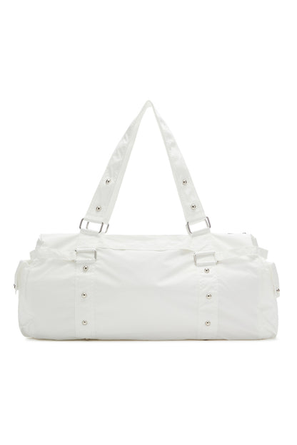 LOGO DUFFLE BAG IN WHITE — image 11