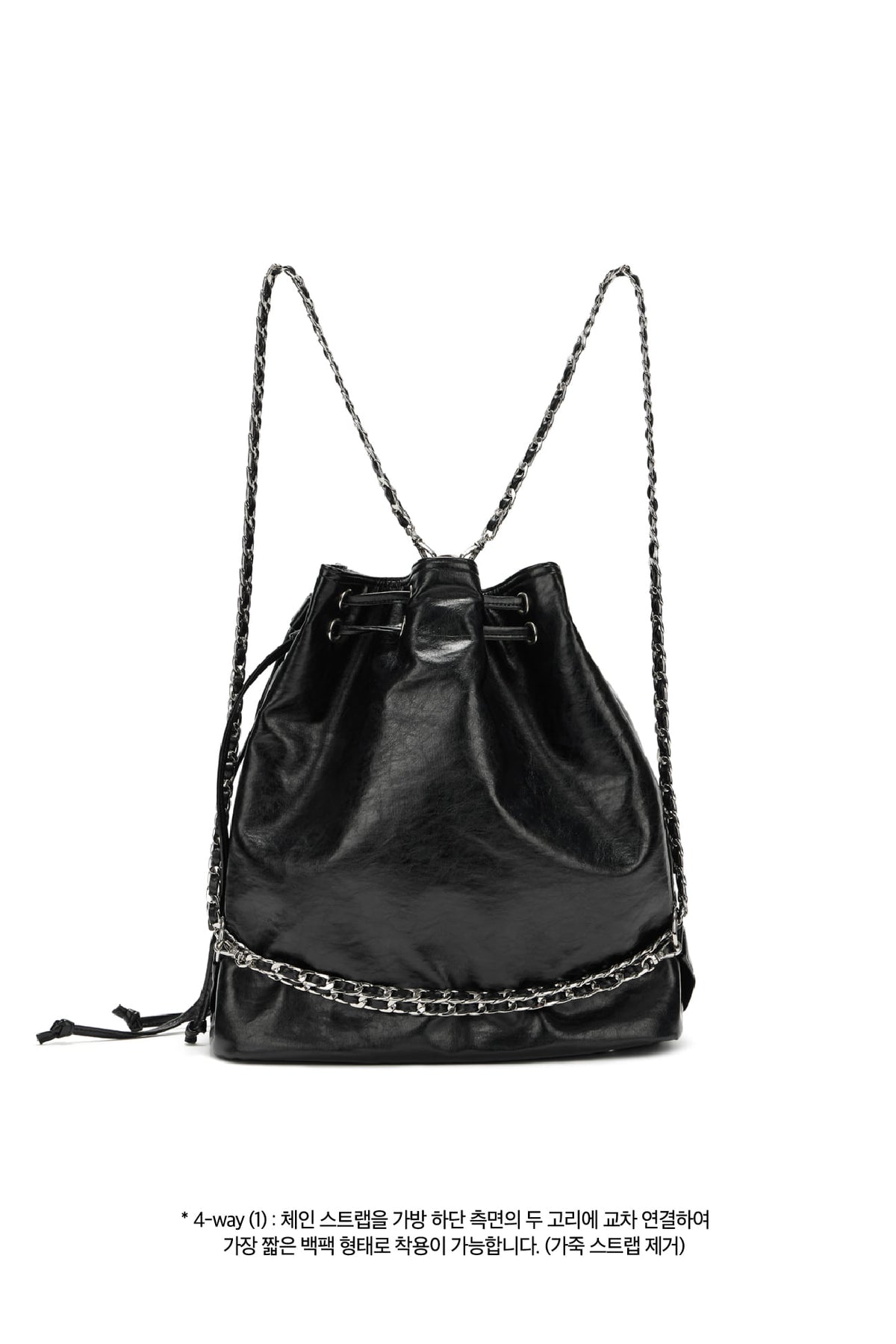DEINET 5-WAY STUD POCKET MULTI BAG IN BLACK — image 8