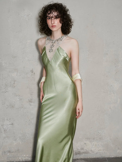 OIA Cinnabar Dress – Sage Green