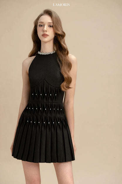 LAMORIS Smocking Stone Dress