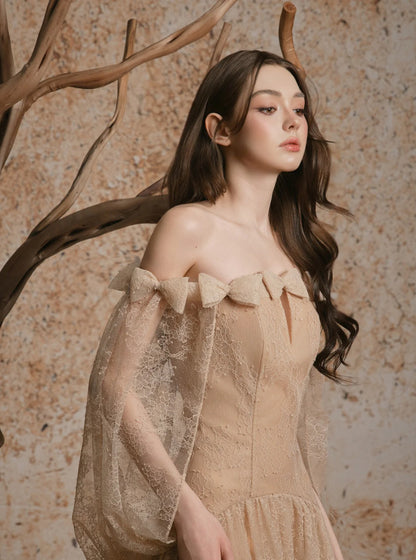 Delicate Mila Dress - NUDE