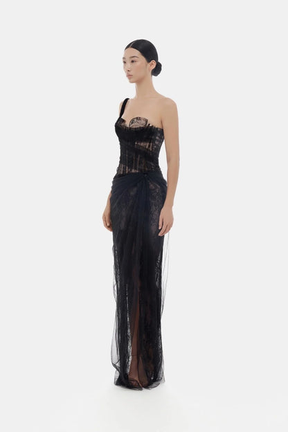[品牌授权] MONTSAND Black Mara Maxi Dress