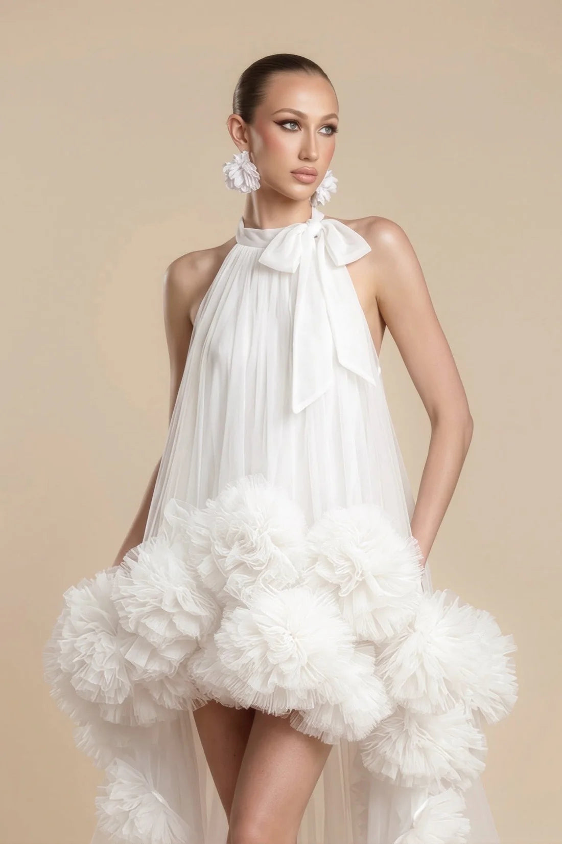 MAEL FEMME KYRIEL DRESS - WHITE